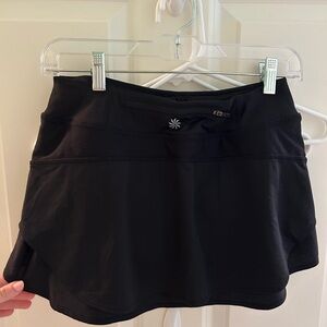 Athleta Black Tennis Skort